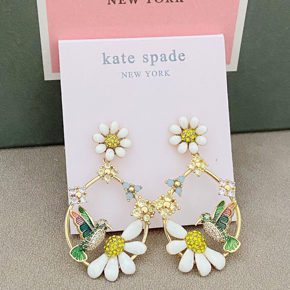 kate spade Countryside Daisy Bee Earrings Zircon